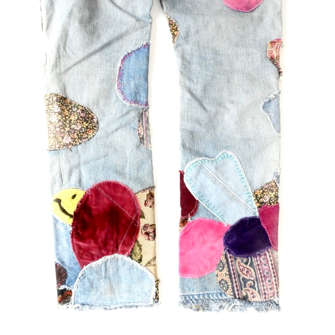 KAPITAL KOUNTRY 14OZ DENIM CRAZY EL PASO 5P MONKEY CISCO (HIPPIE INSANE)