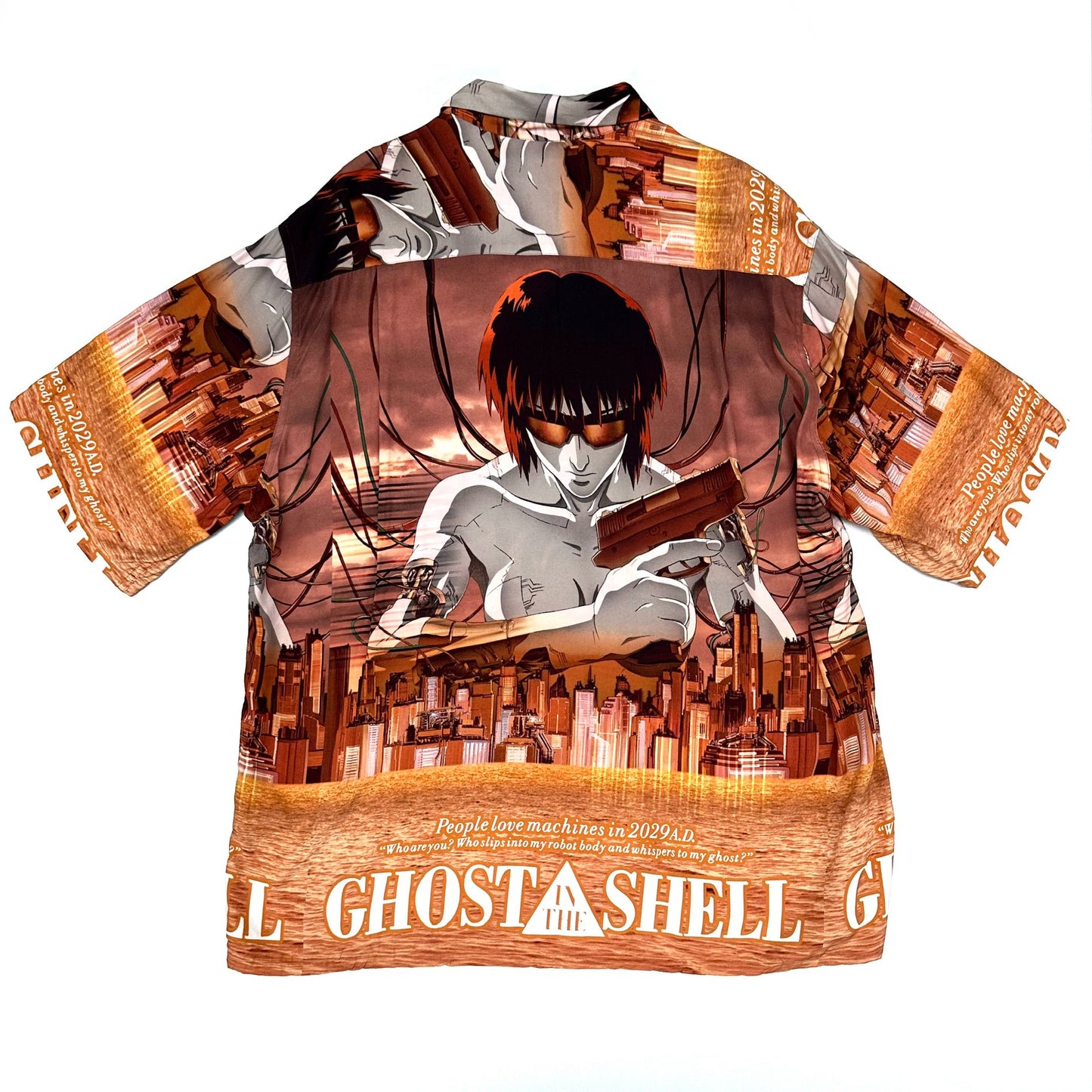 WACKO MARIA X GHOST IN THE SHELL BUTTON UP SHIRT