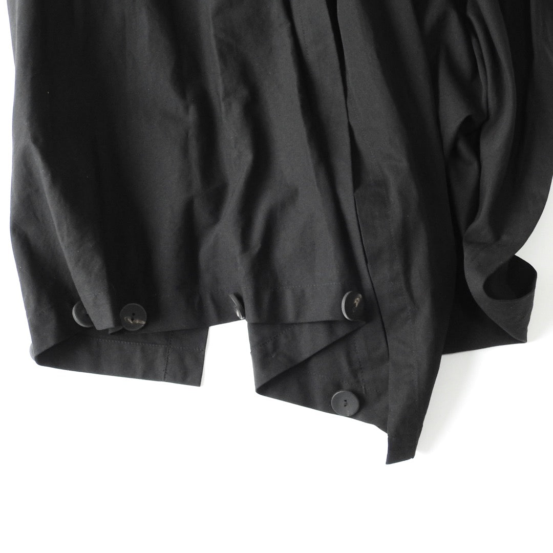 Yohji Yamamoto Femme SS18 Drape Button Asymmetrical Jacket