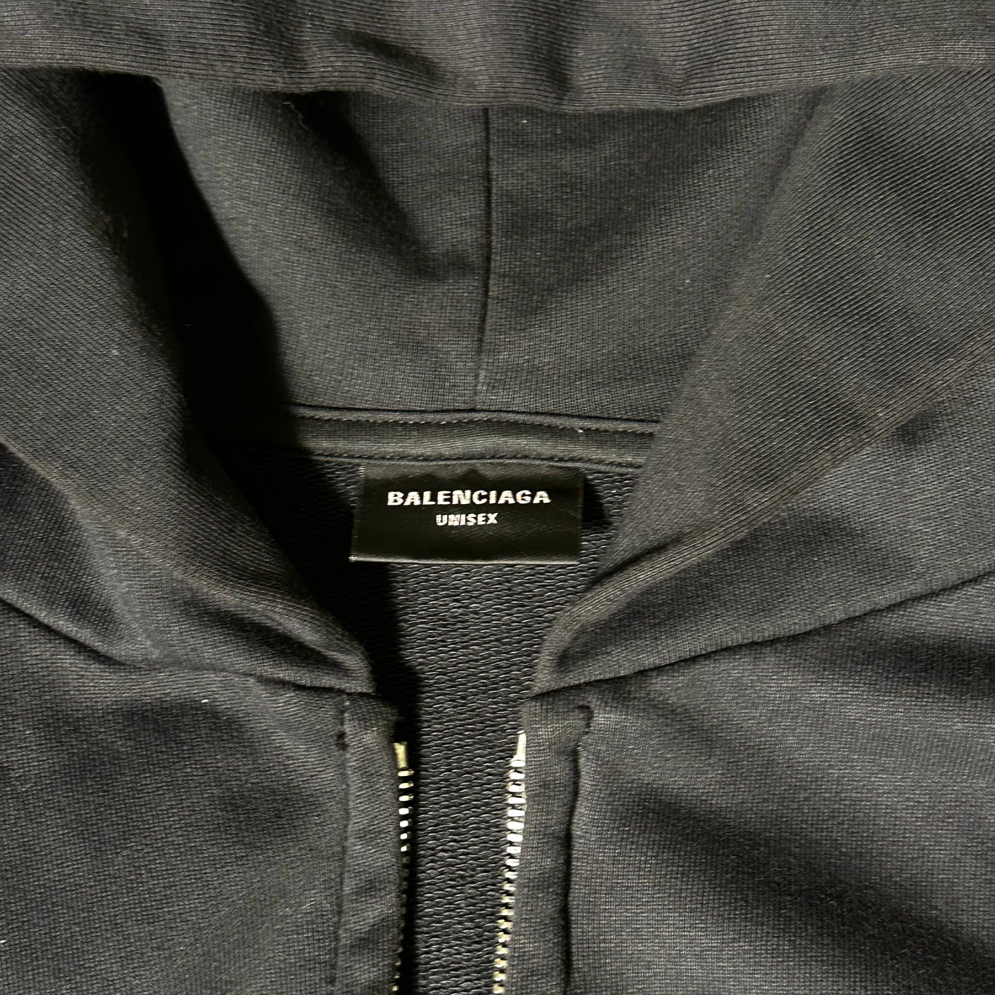 BALENCIAGA SPORTY B LOGO ZIP HOODIE