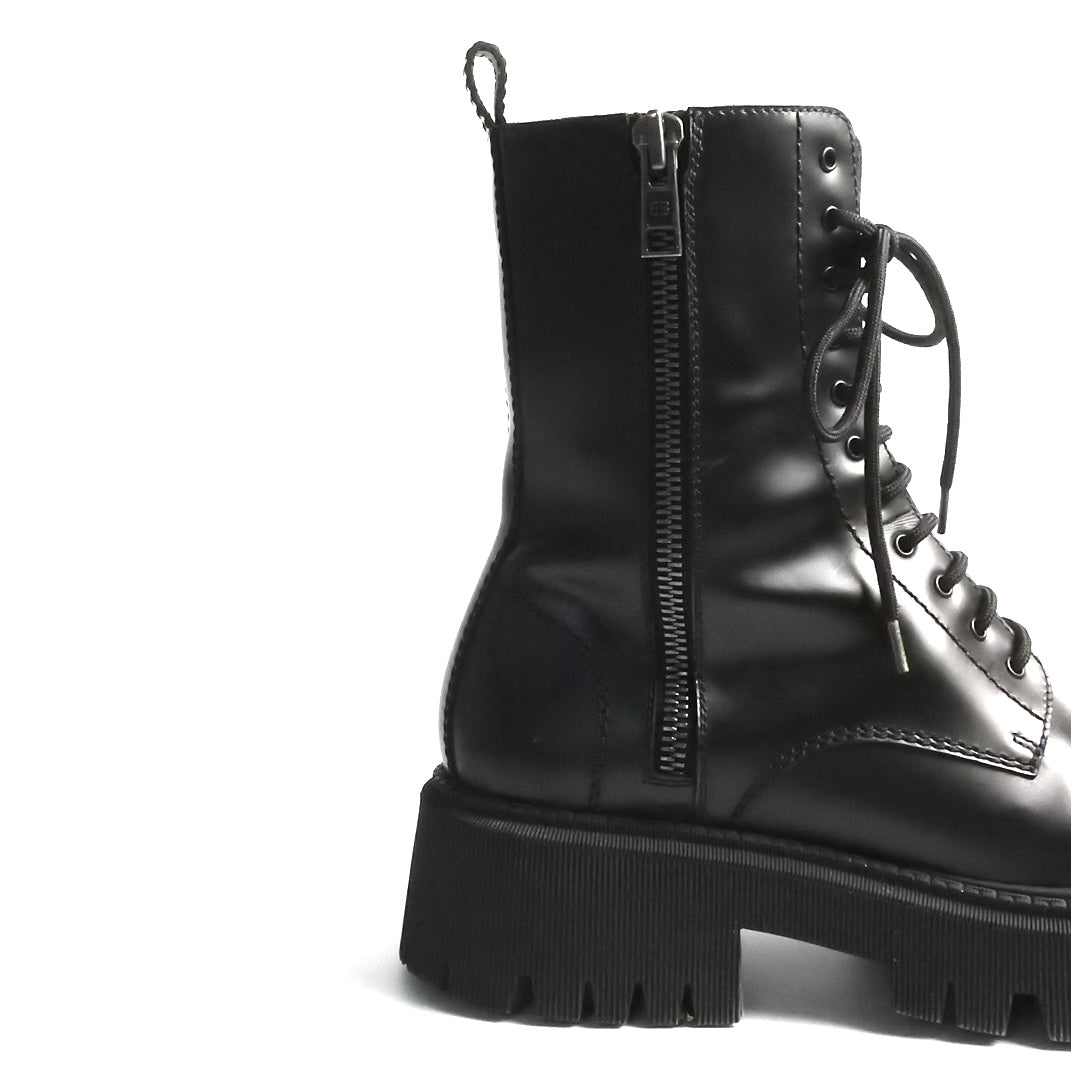 BALENCIAGA TRACTOR 20mm LACE UP BOOTS