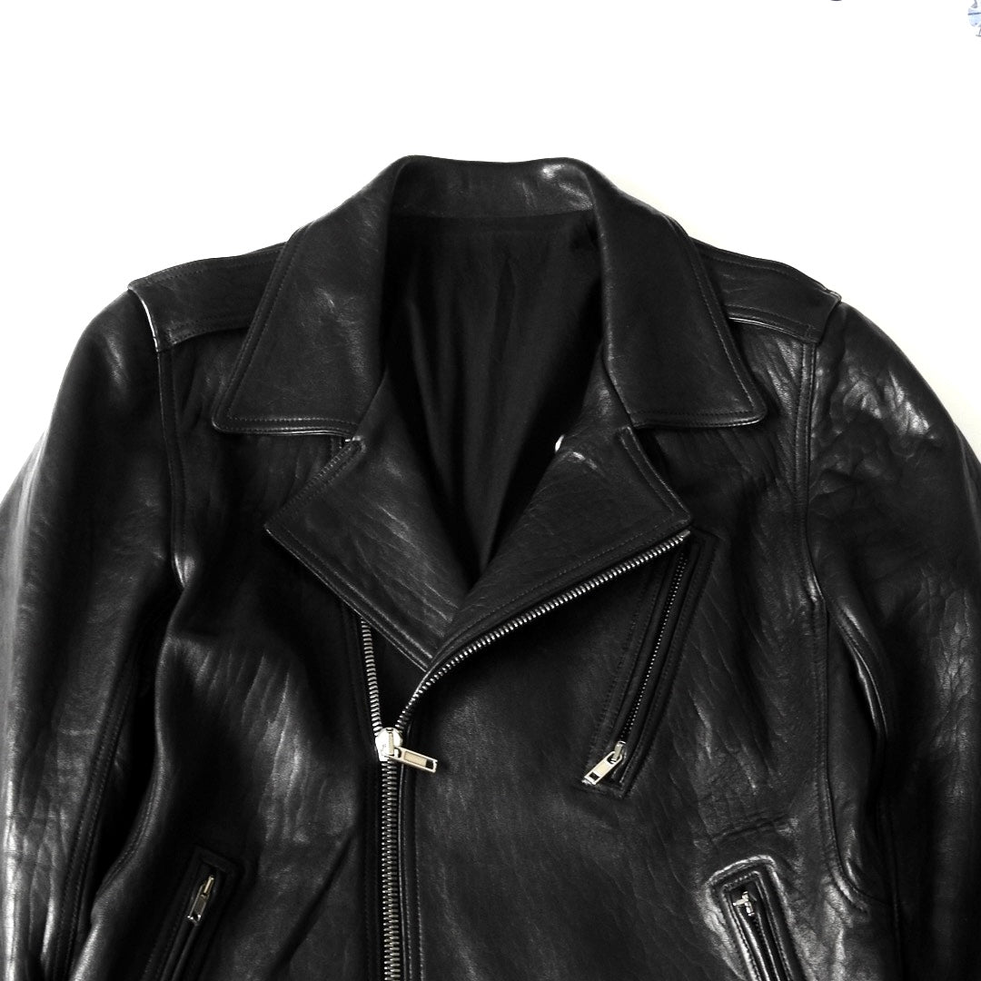 RICK OWENS Stooges Leather Biker Jacket 17AW