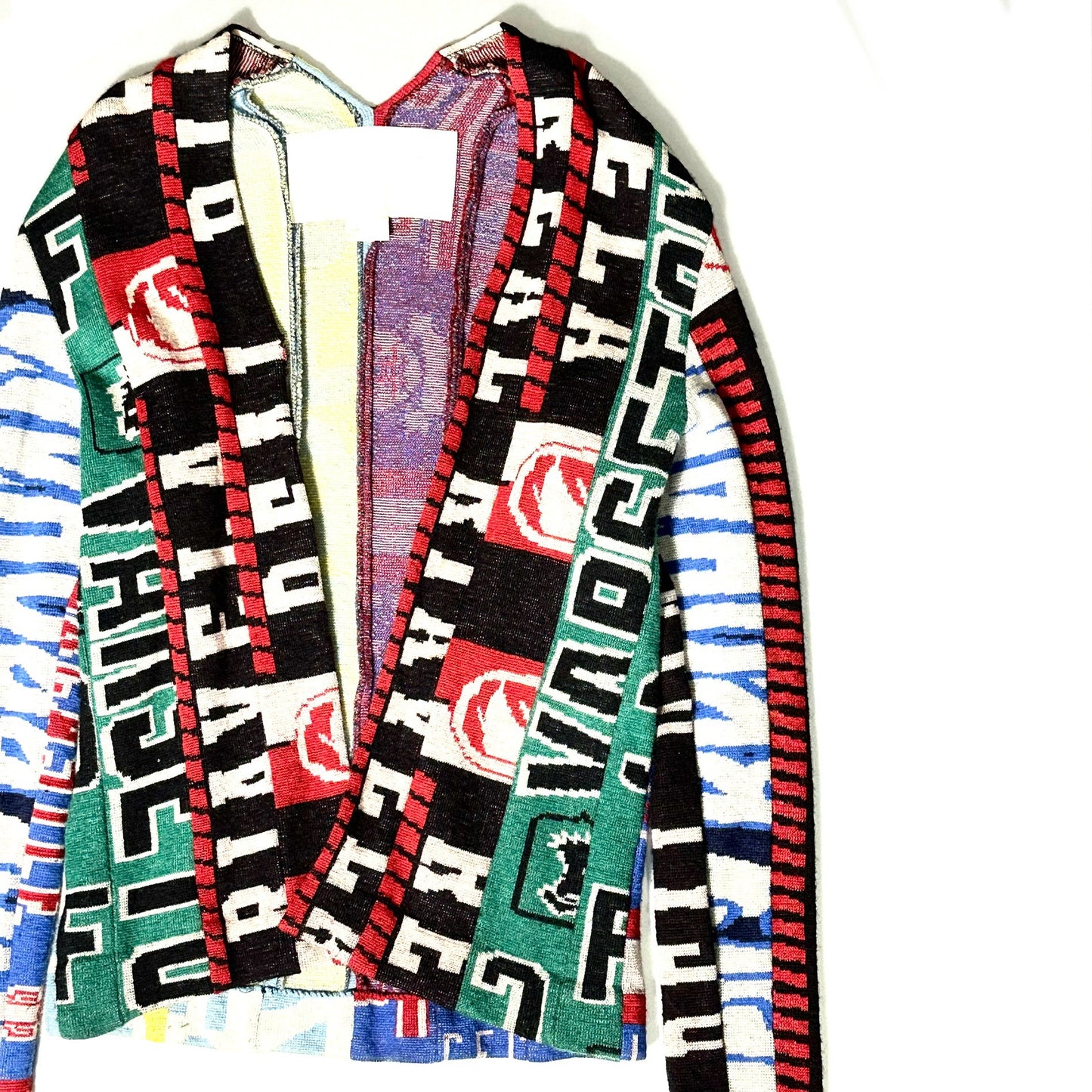 MAISON MARTIN MARGIELA X H&M FOOTBALL SCARF SWEATER