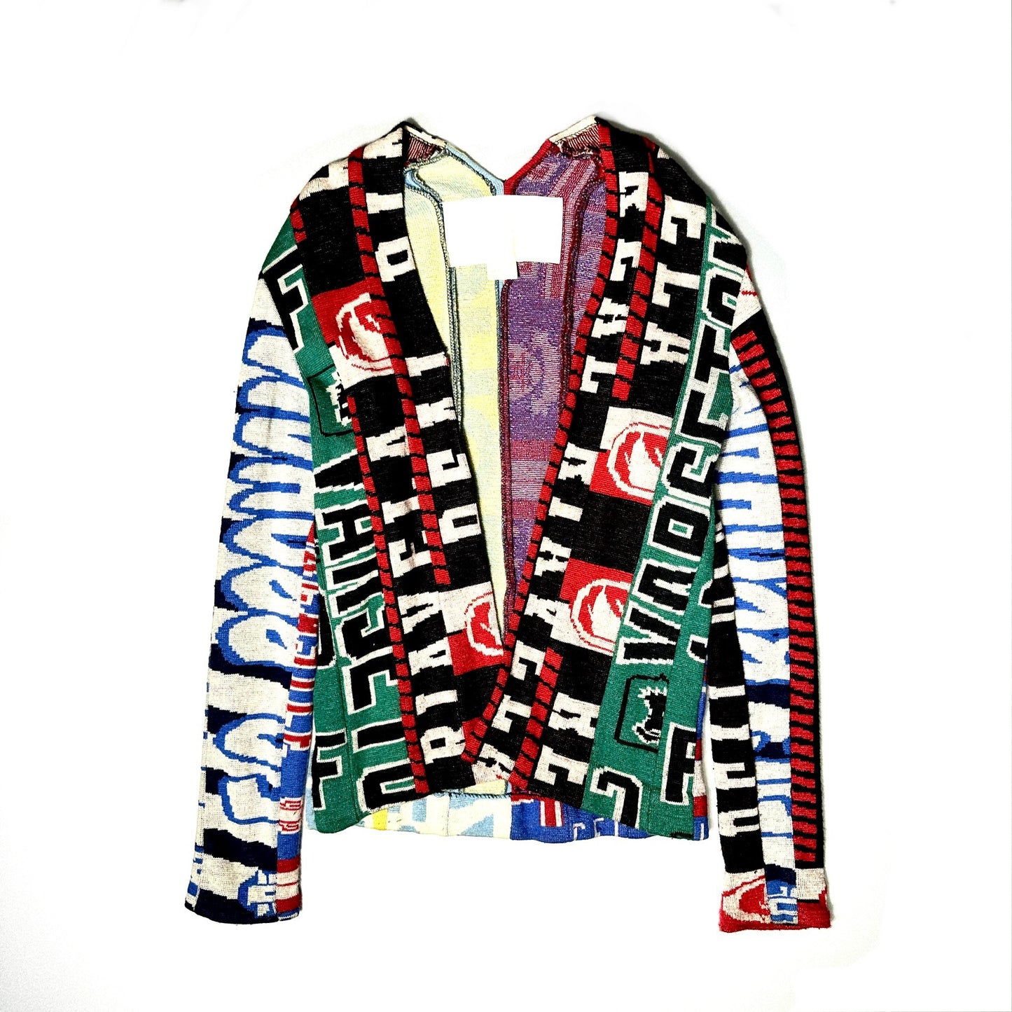 MAISON MARTIN MARGIELA X H&M FOOTBALL SCARF SWEATER