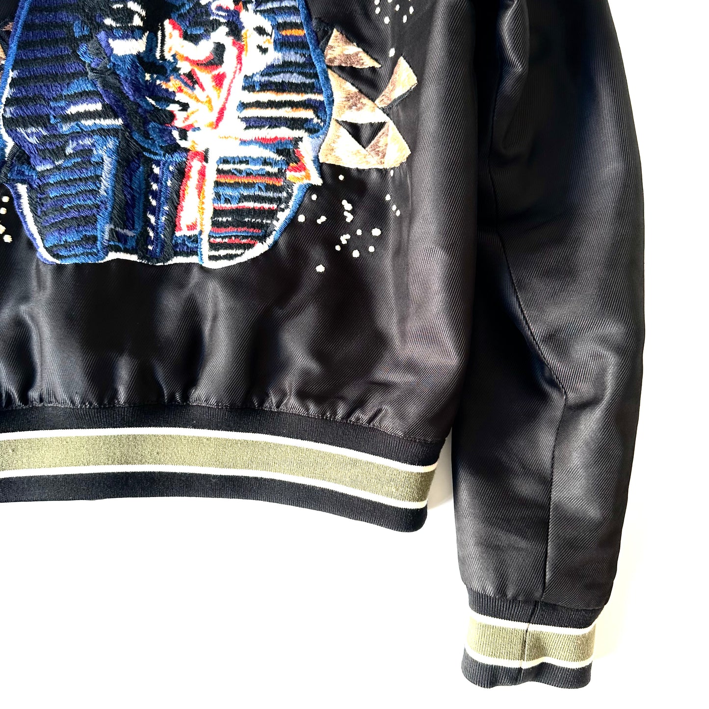 BALENCIAGA FW13 EGYPTOFUNK "JOIN A WEIRD TRIP" BOMBER