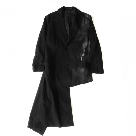 Yohji Yamamoto +Noir AW18 Smoke Paint Jacket