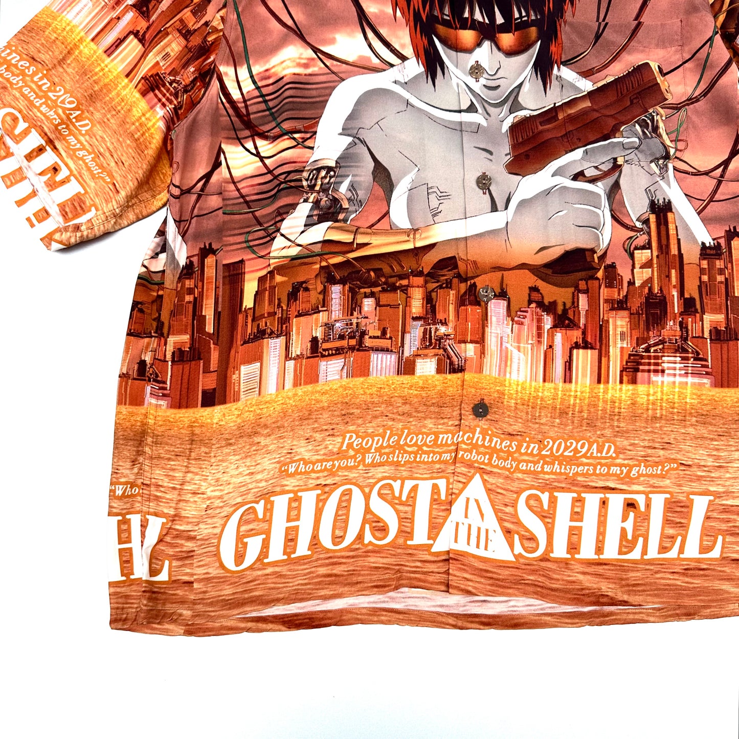 WACKO MARIA X GHOST IN THE SHELL BUTTON UP SHIRT