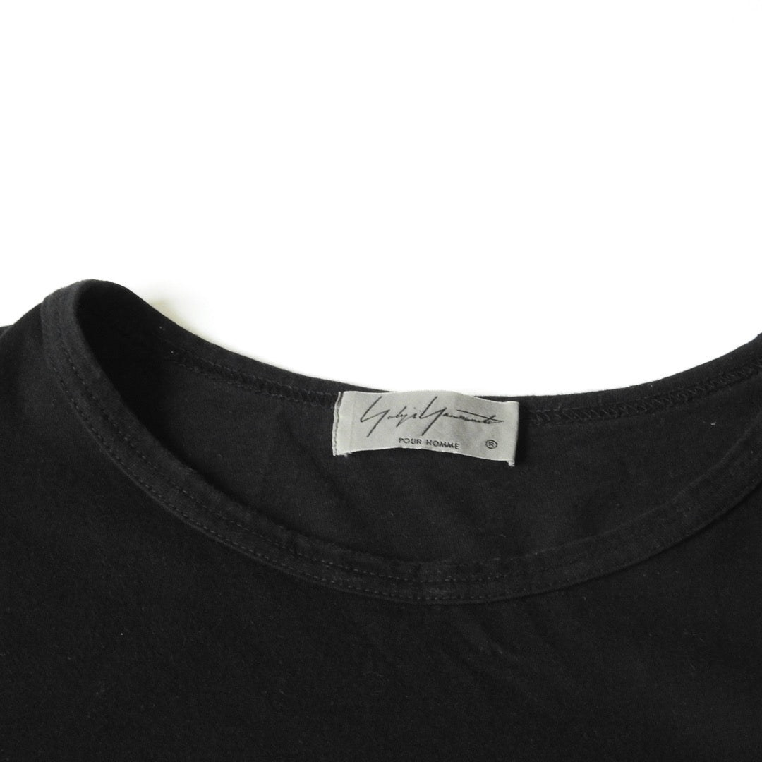 YOHJI YAMAMOTO 19SS Black Letter Tee