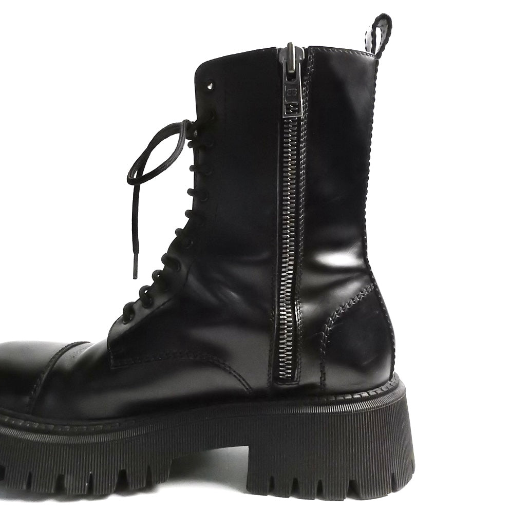 BALENCIAGA TRACTOR 20mm LACE UP BOOTS