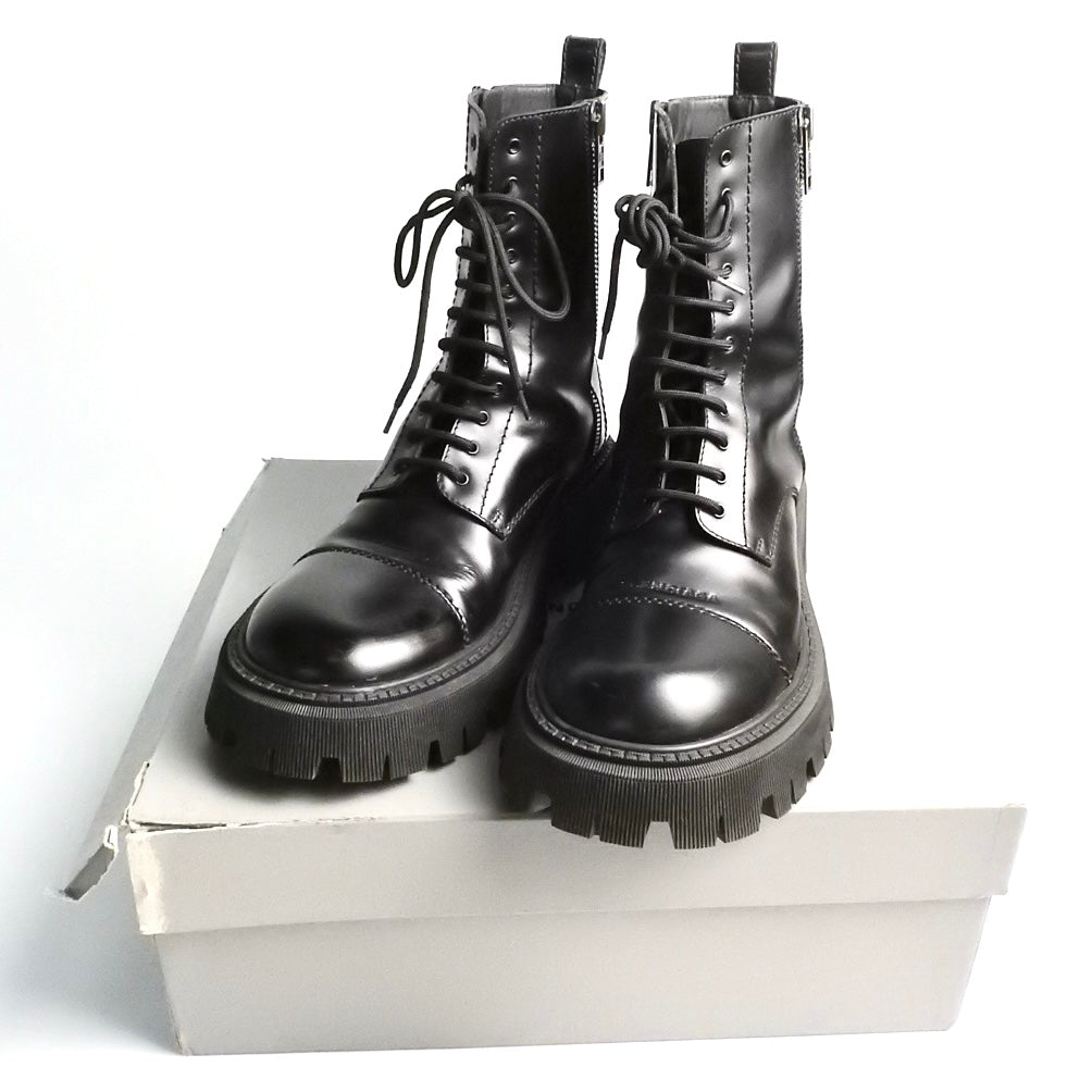 BALENCIAGA TRACTOR 20mm LACE UP BOOTS