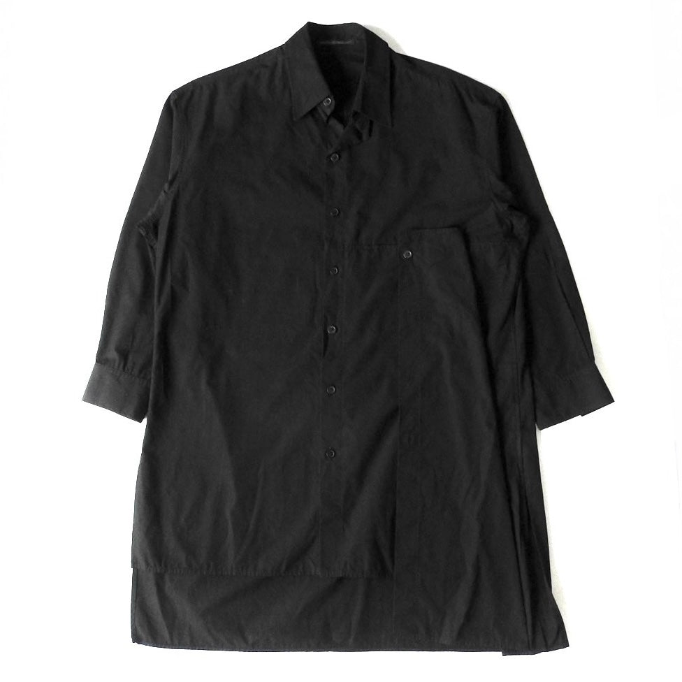 COMME DES GARCONS HOMME PLUS Shirt Layered Polyester Shrink Shirt 19AW