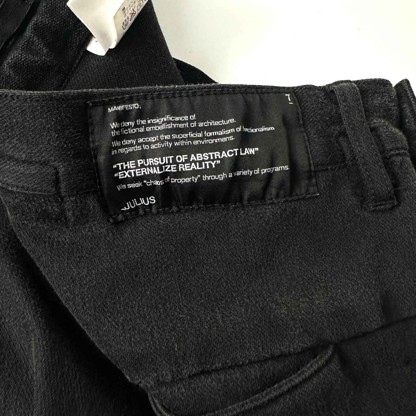 JULIUS_7 X GORDINI SPECIAL ORDER MODIFIED SAROUEL PANTS