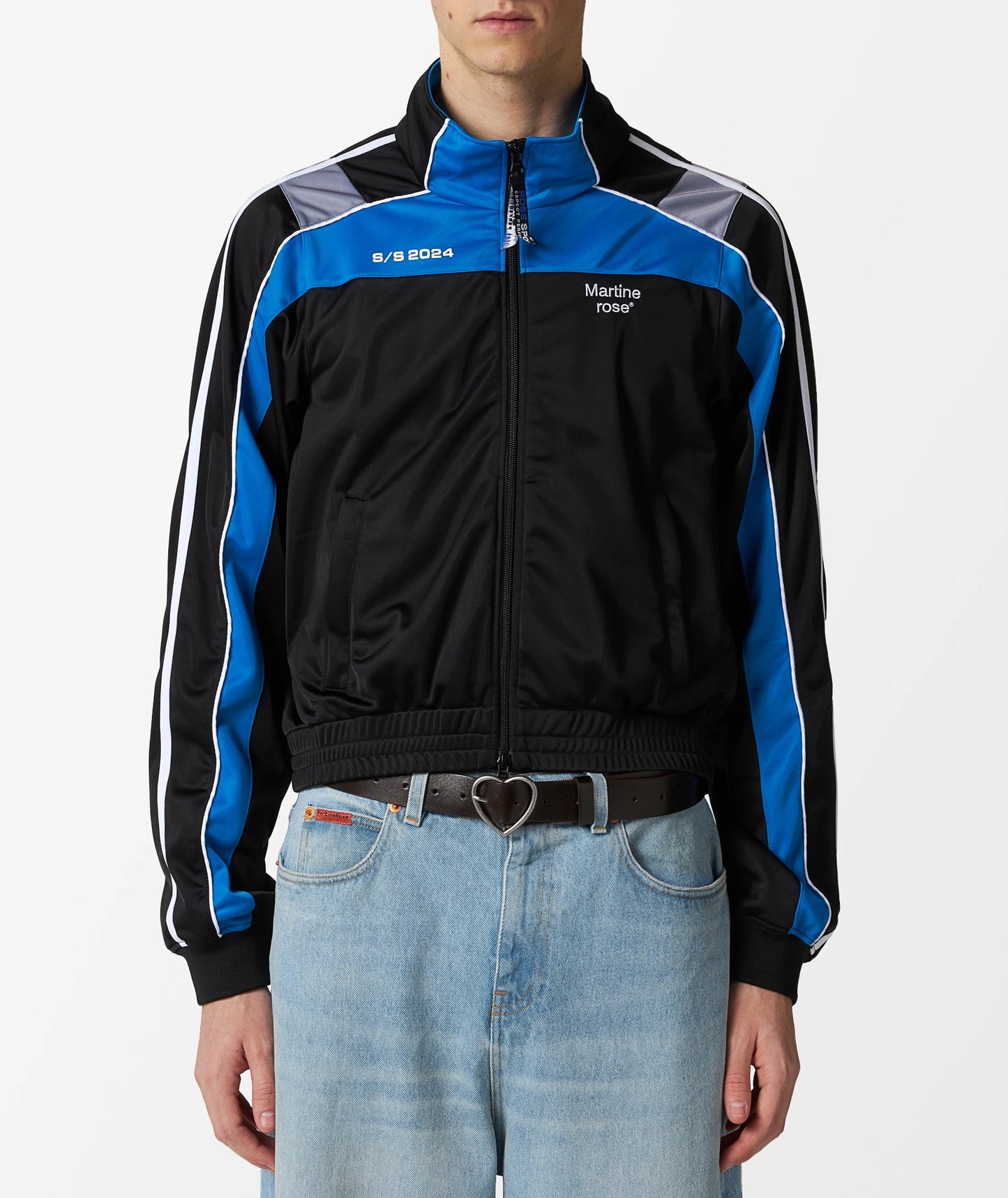 MARTINE ROSE SHRUNKEN TRACK JACKET SS24