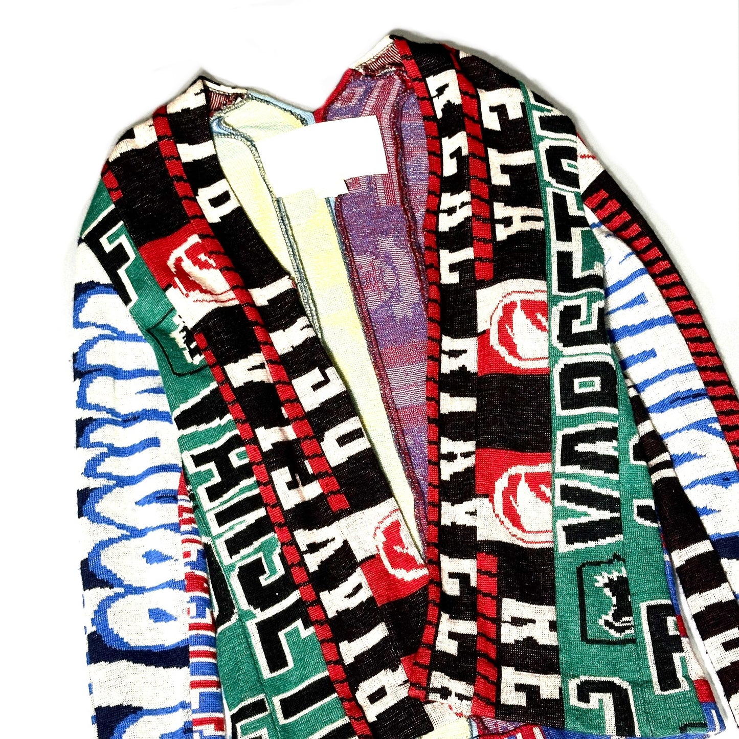 MAISON MARTIN MARGIELA X H&M FOOTBALL SCARF SWEATER