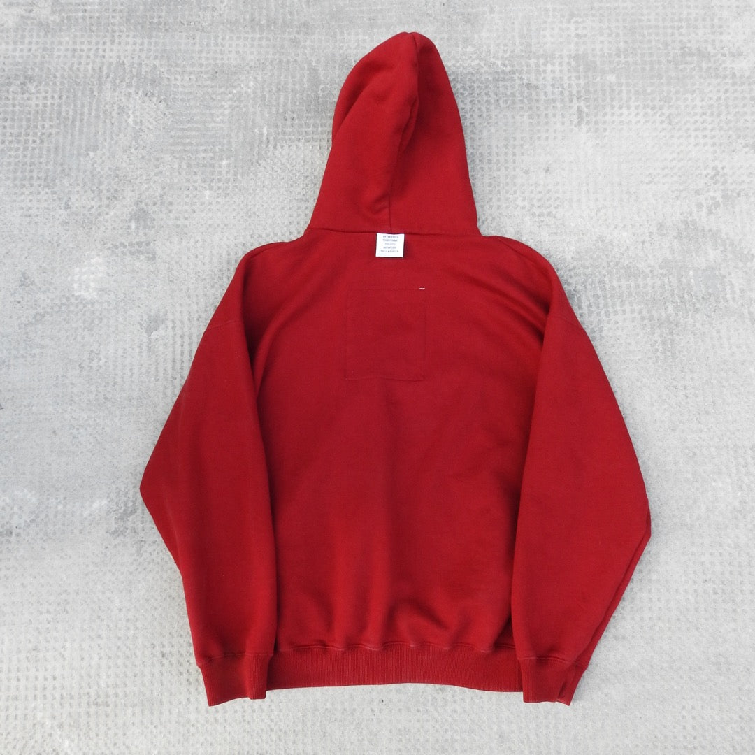 VETEMENTS 2017 RED Inside-Out Hoodie