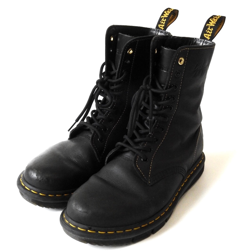 YOHJI YAMAMOTO X DR.MARTENS BLACK TEMPARY TARIAN BOOTS