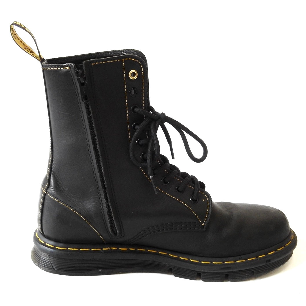 YOHJI YAMAMOTO X DR.MARTENS BLACK TEMPARY TARIAN BOOTS