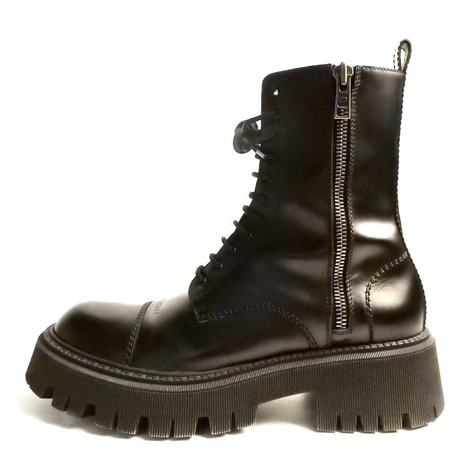 BALENCIAGA TRACTOR 20mm LACE UP BOOTS