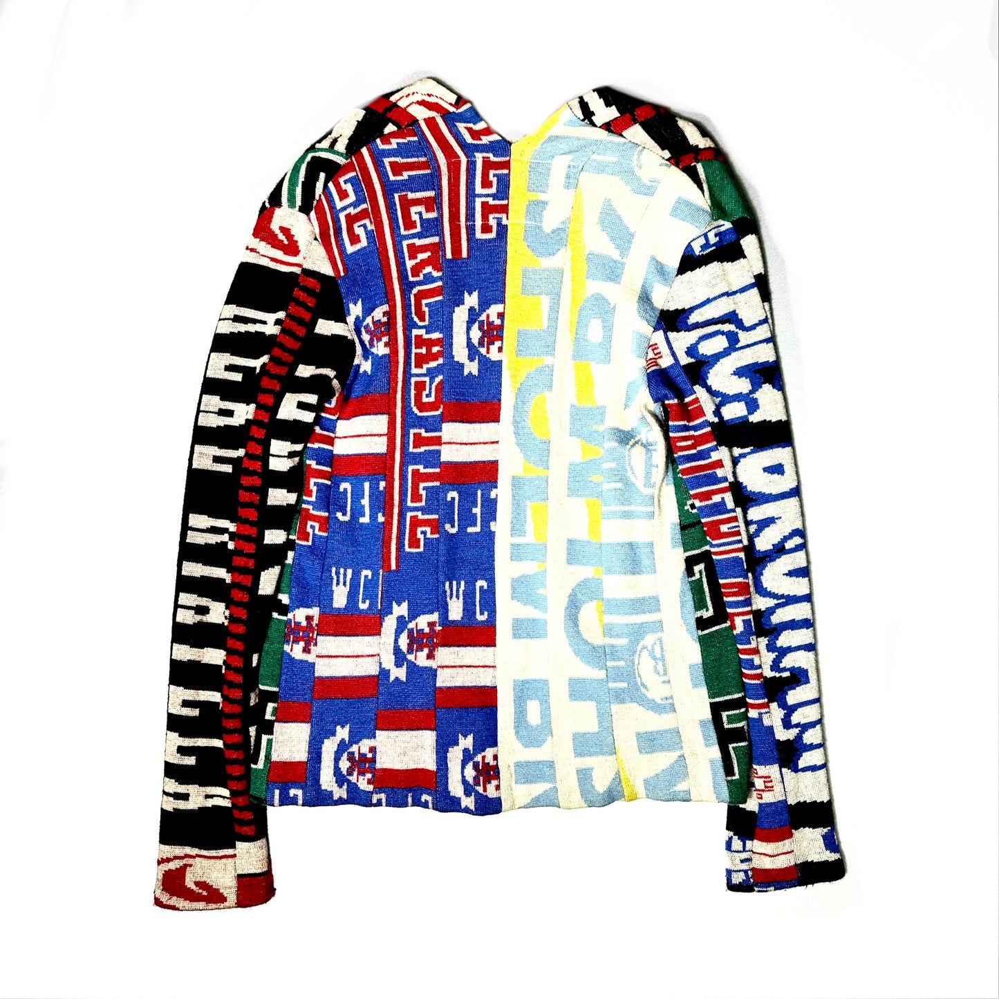 MAISON MARTIN MARGIELA X H&M FOOTBALL SCARF SWEATER