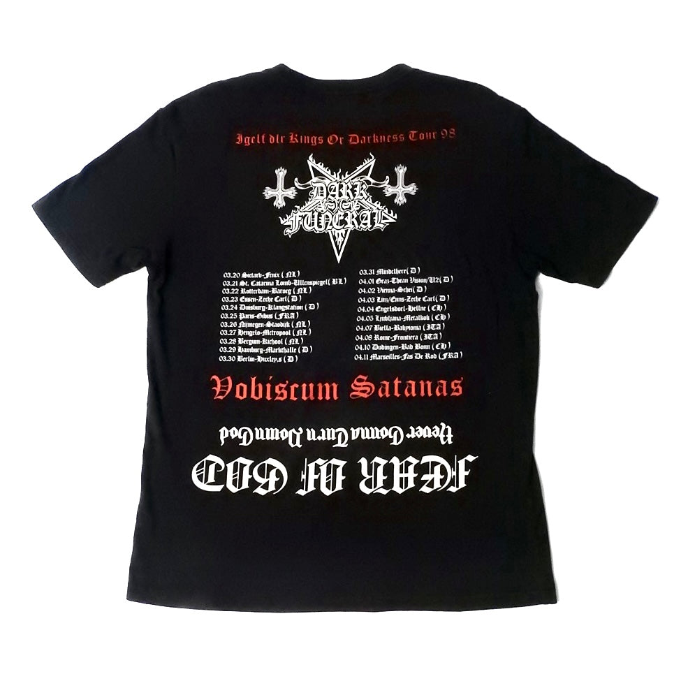 FEAR OF GOD 4TH COLLECTION Vintage 1998 Dark Funeral Ineffable Kings Of Darkness Tour T-Shirt