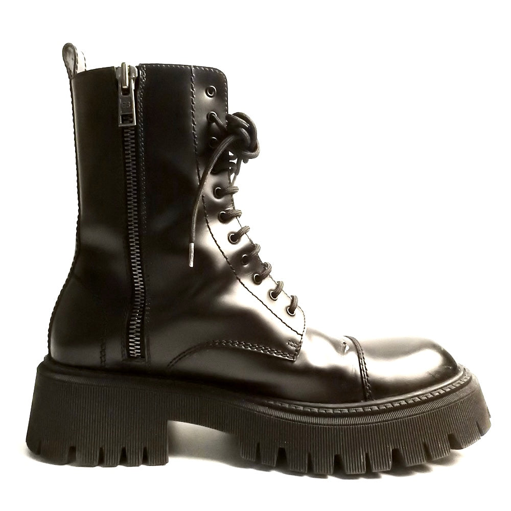 BALENCIAGA TRACTOR 20mm LACE UP BOOTS