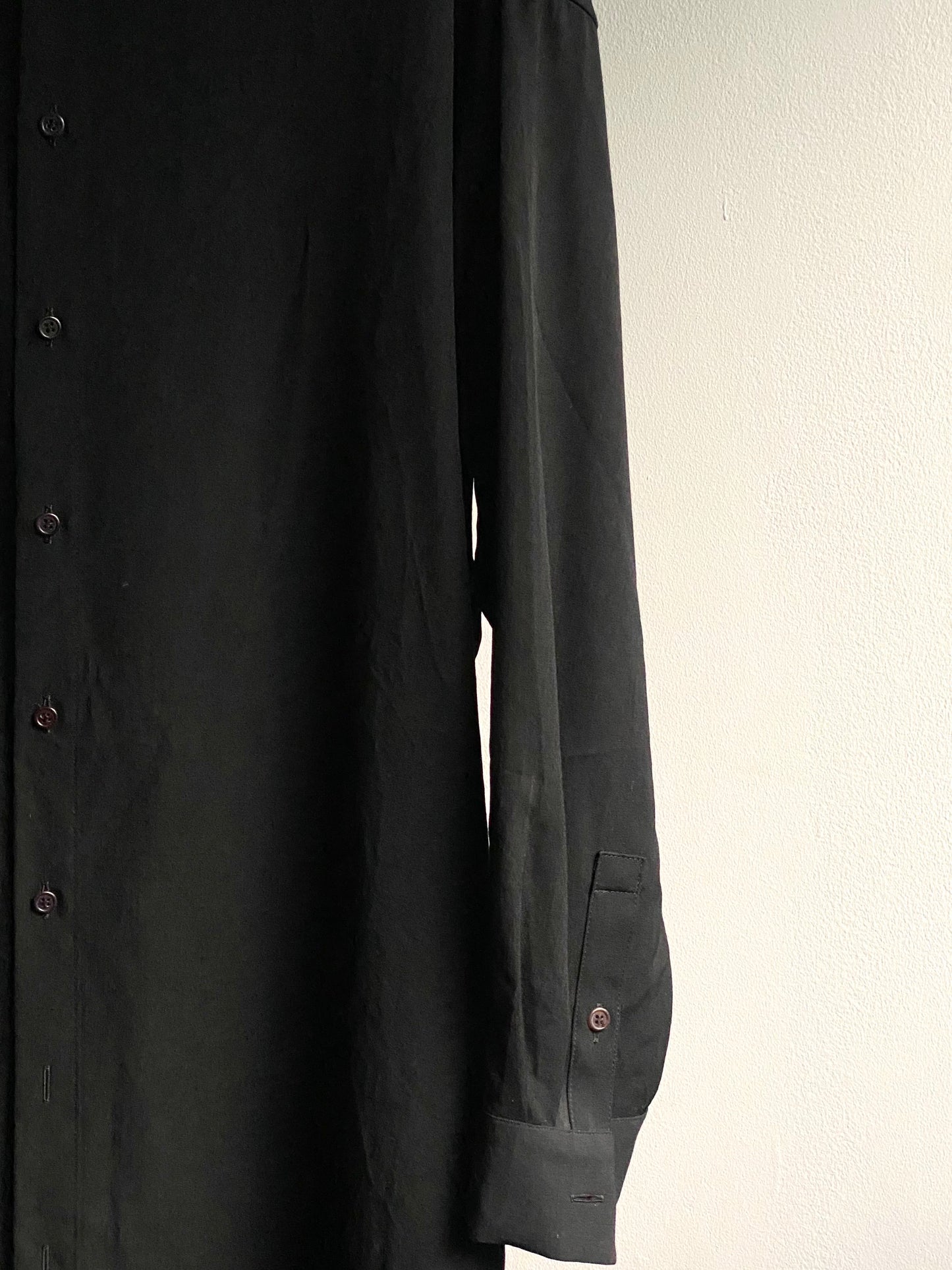 B YOHJI YAMAMOTO SS18 ZIGZAG SINGLE STICH SHIRT