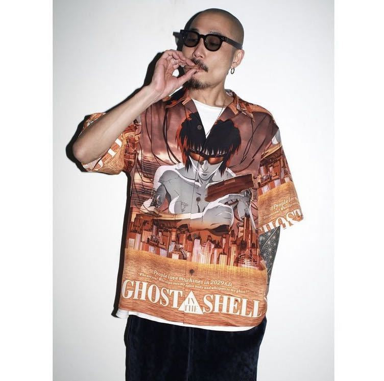 WACKO MARIA X GHOST IN THE SHELL BUTTON UP SHIRT