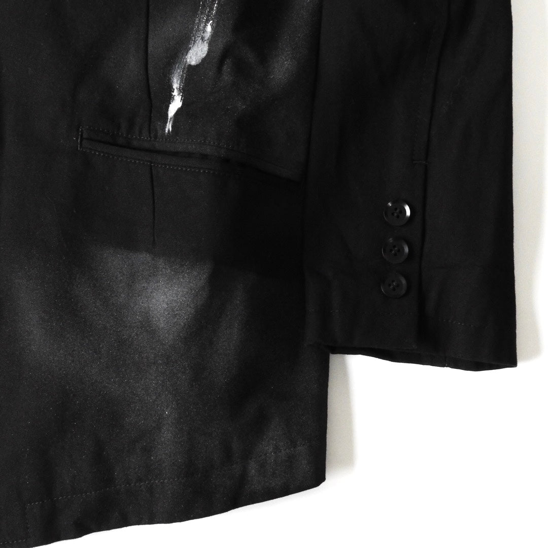 Yohji Yamamoto +Noir AW18 Smoke Paint Jacket