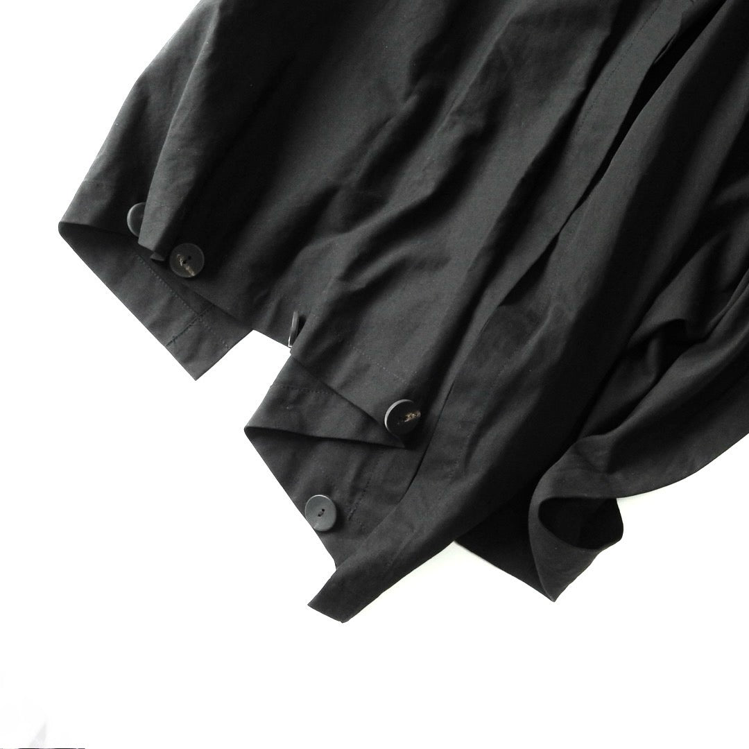 Yohji Yamamoto Femme SS18 Drape Button Asymmetrical Jacket