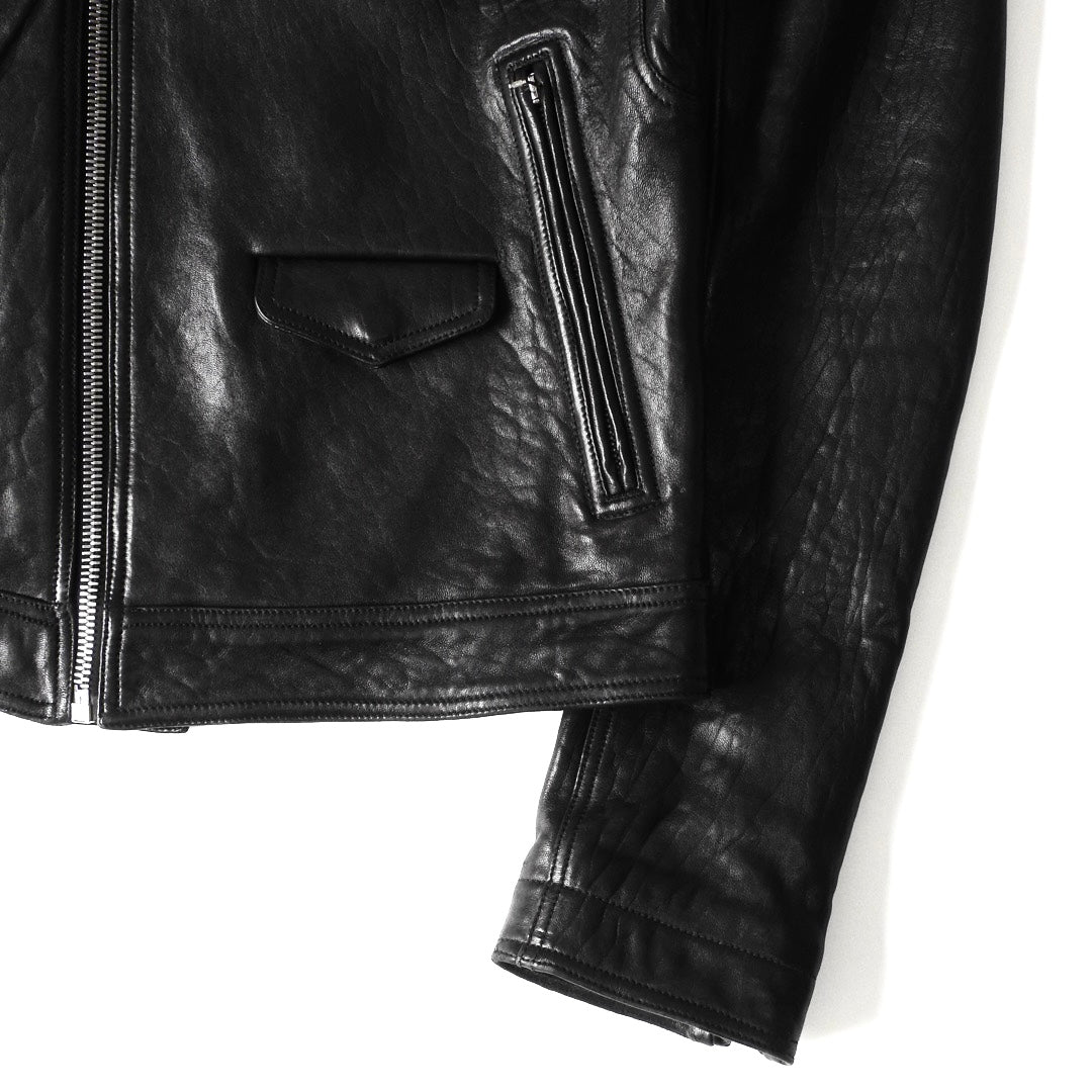 RICK OWENS Stooges Leather Biker Jacket 17AW