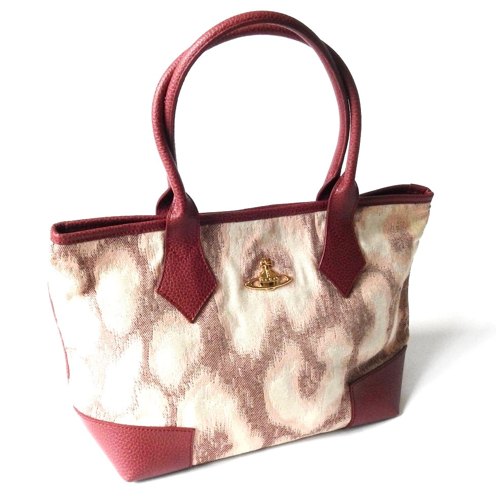 Vivienne Westwood Leopard Orb Pattern Handle Bag