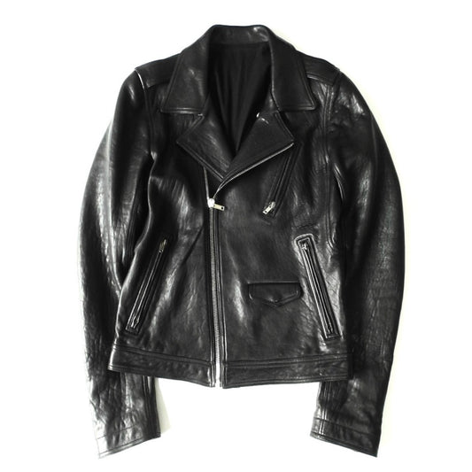 RICK OWENS Stooges Leather Biker Jacket 17AW