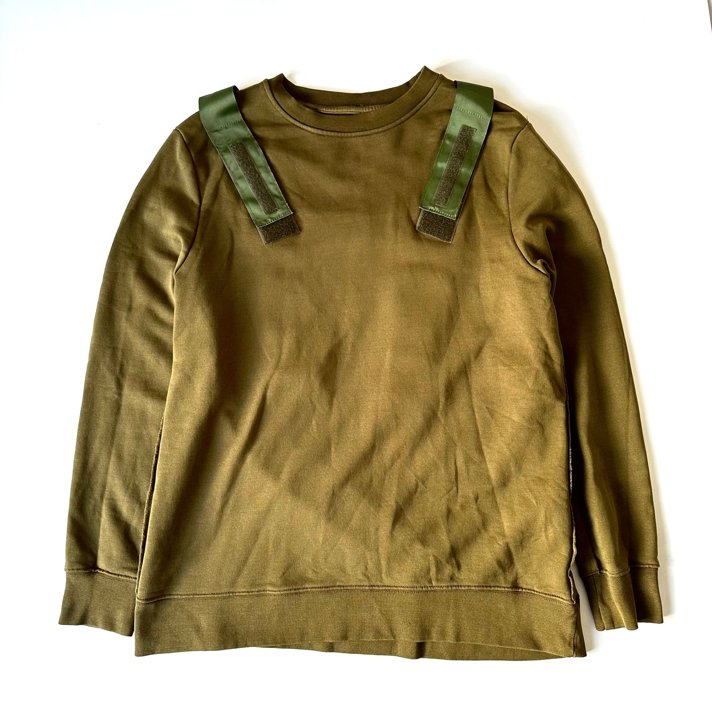 MATTHEW MILLER CABBING OLIVE SWEATER