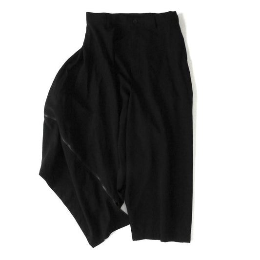 B Yohji Yamamoto AW18 Zip-Up Double Fastener Skirt Pants