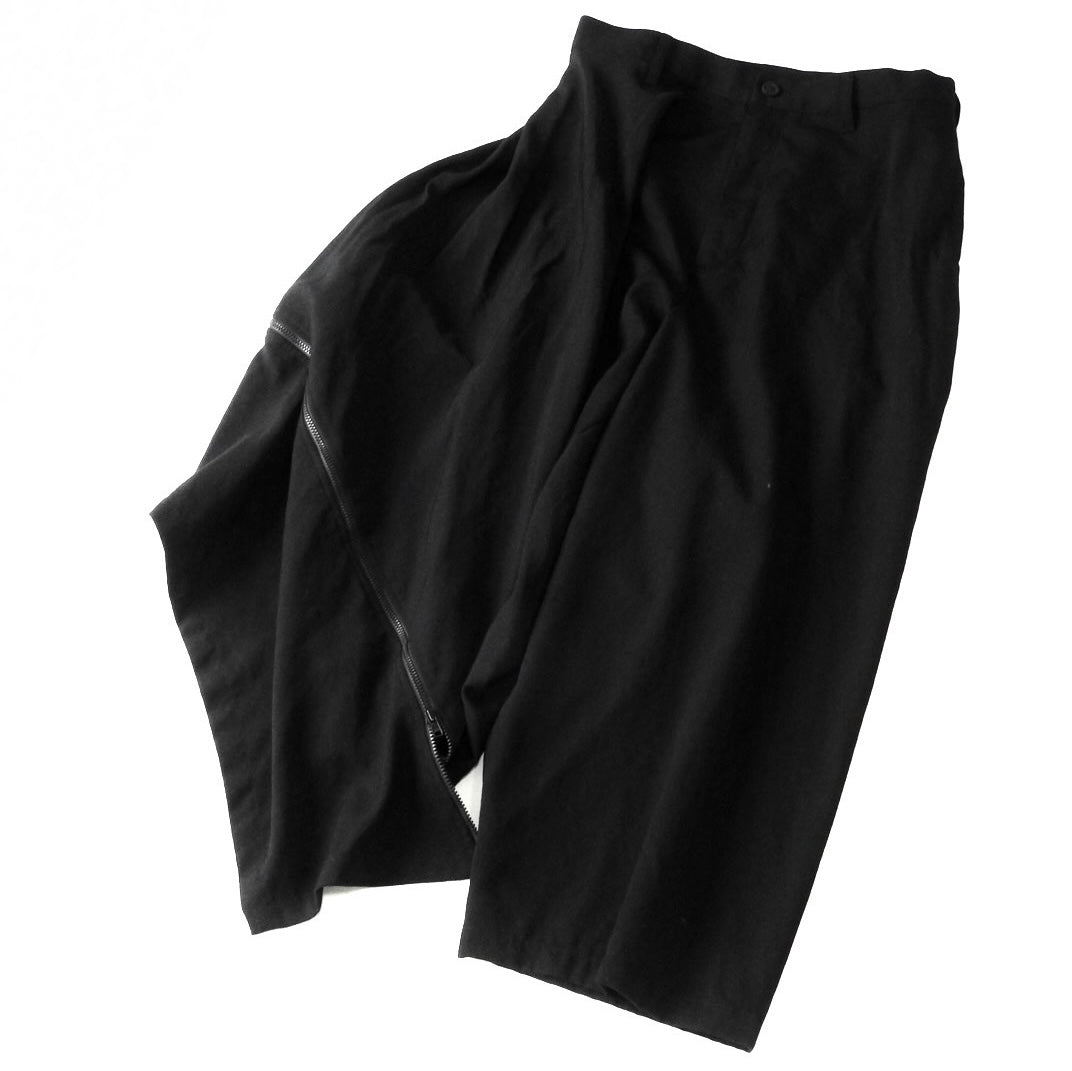 B Yohji Yamamoto AW18 Zip-Up Double Fastener Skirt Pants