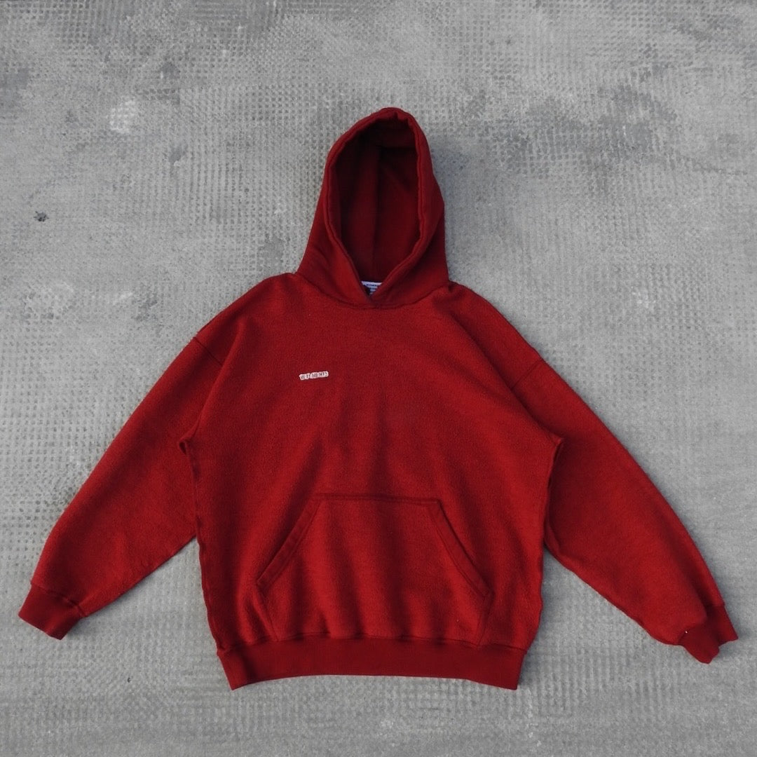 VETEMENTS 2017 RED Inside-Out Hoodie