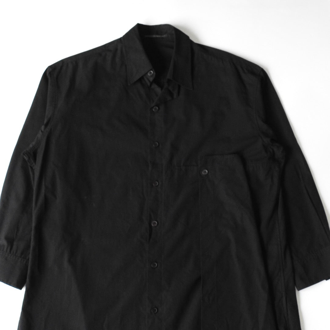 COMME DES GARCONS HOMME PLUS Shirt Layered Polyester Shrink Shirt 19AW