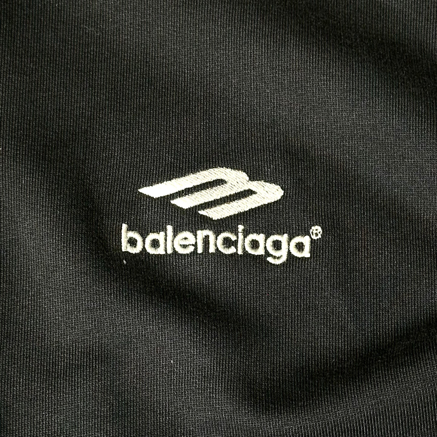 BALENCIAGA SPORTY B LOGO ZIP HOODIE