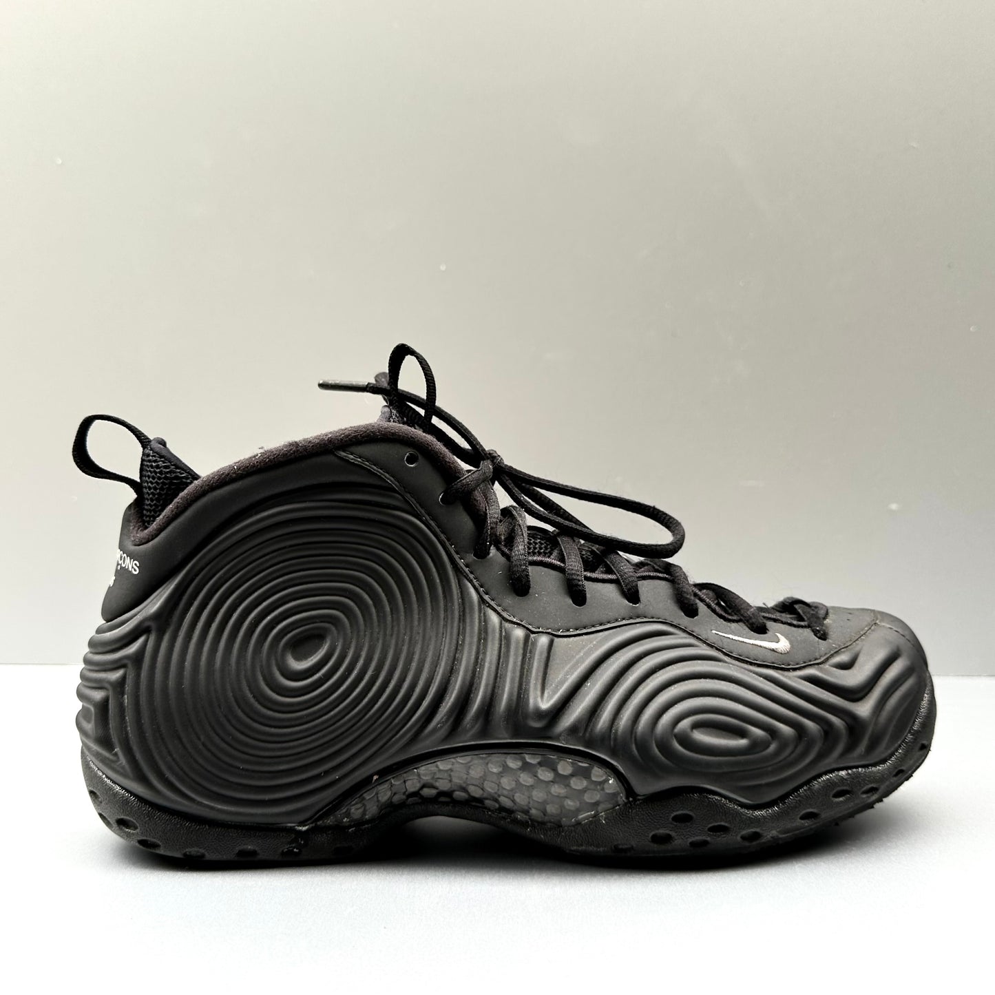 NIKE COMME DES GARCONS HOMME PLUS X AIR FOAMPOSITE ONE BLACK