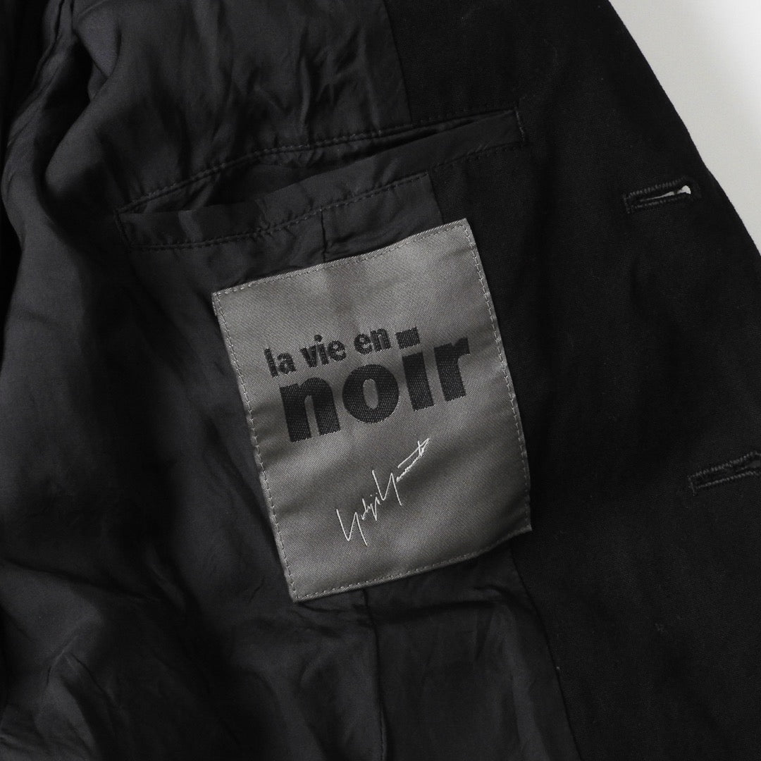 Yohji Yamamoto +Noir AW18 Smoke Paint Jacket